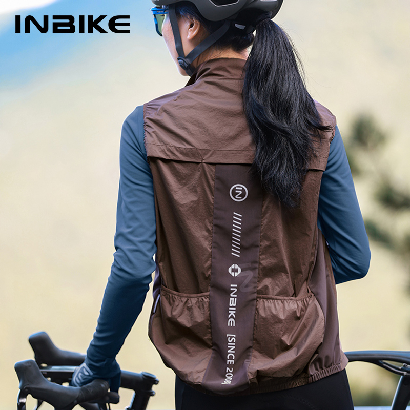 Reflective Cycling Vest - Inbike colete de ciclismo feminino sem