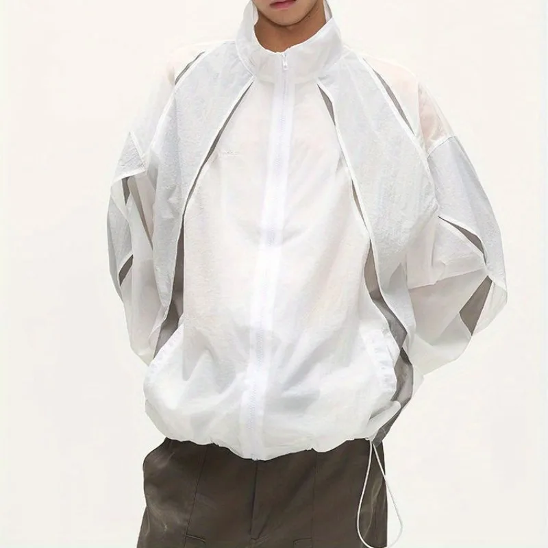 Cycling Gear Man - Japonês high street dupla camada solta