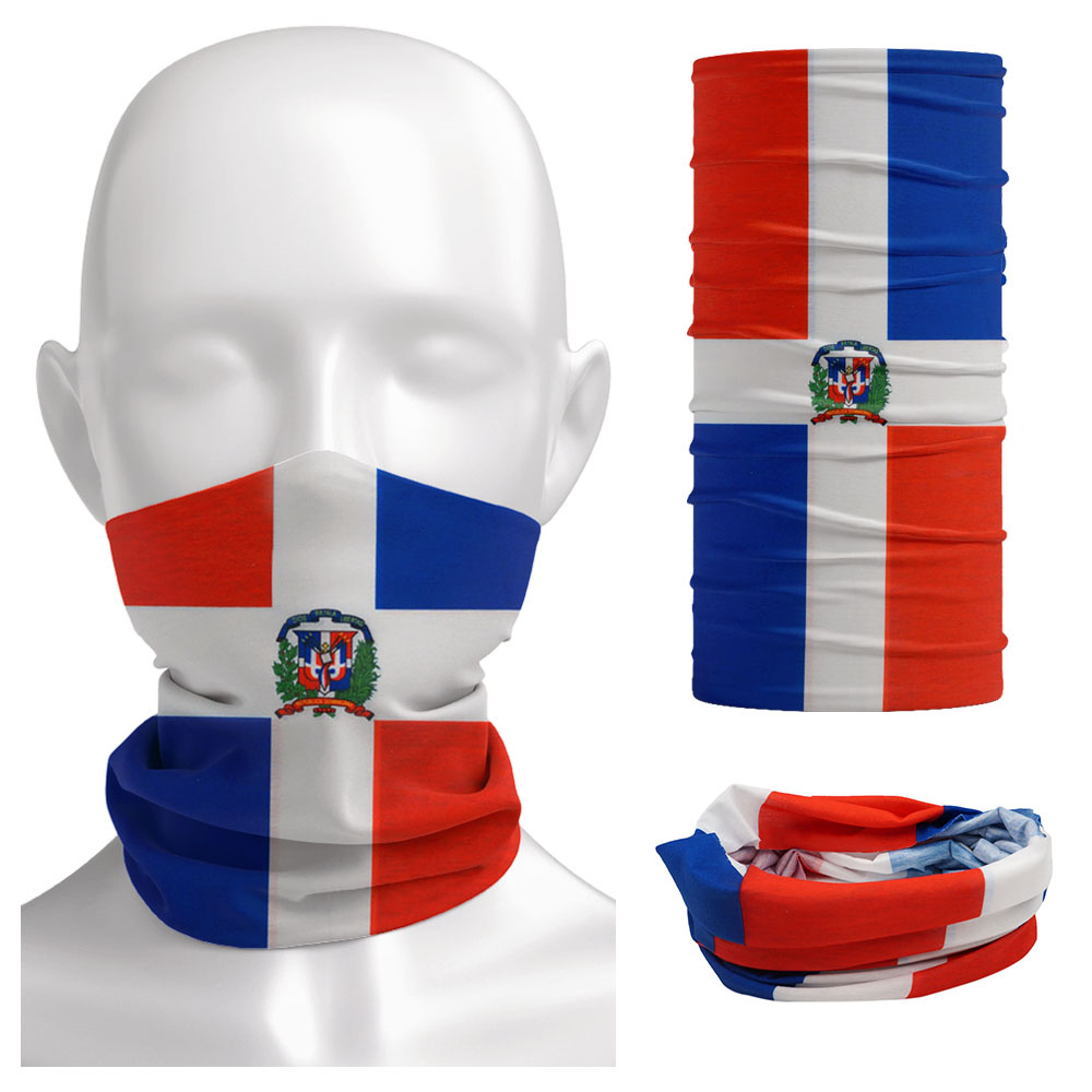 Cycling Gear Man - Dominica Bandana Bandeira Nacional Sem Costura