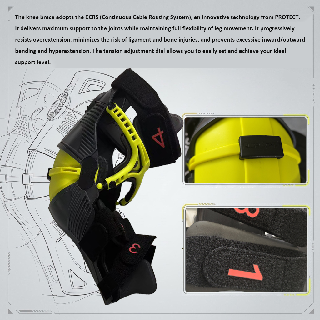Cyclocross Gearing - Protetores de Joelho Ajustáveis para Motocross