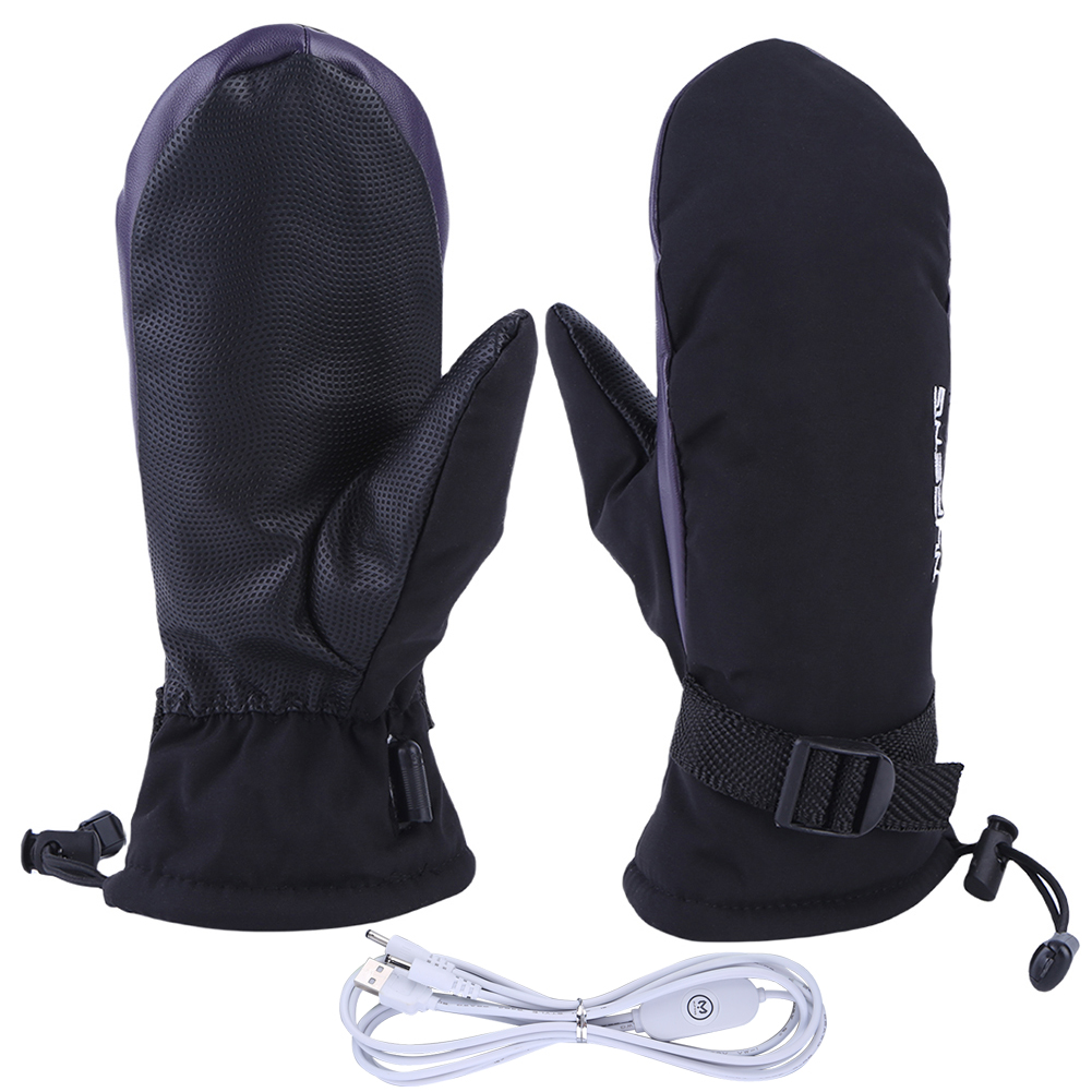 Cycling Gear Temperature - Luvas aquecidas quentes com carregamento USB