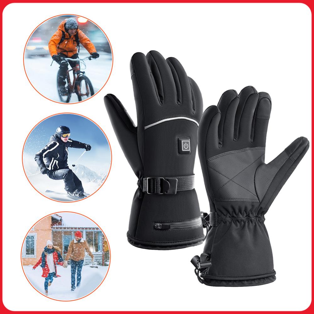 Cycling Gear Temperature - Luvas aquecidas com tela sensível ao