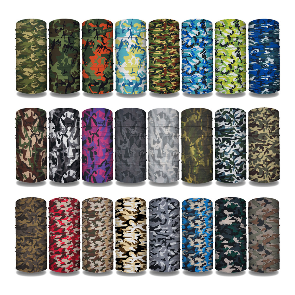 Cycling Gear Man - CM01-CM33 camo impresso bandanas tubo sem