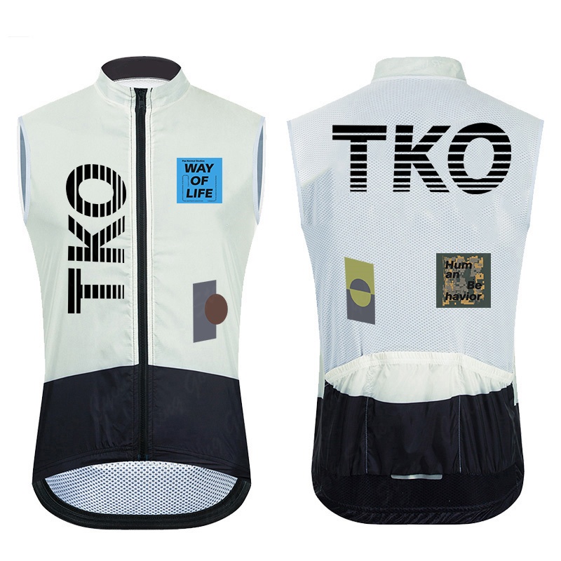 Reflective Cycling Vest - TKO Camisa masculina à prova de