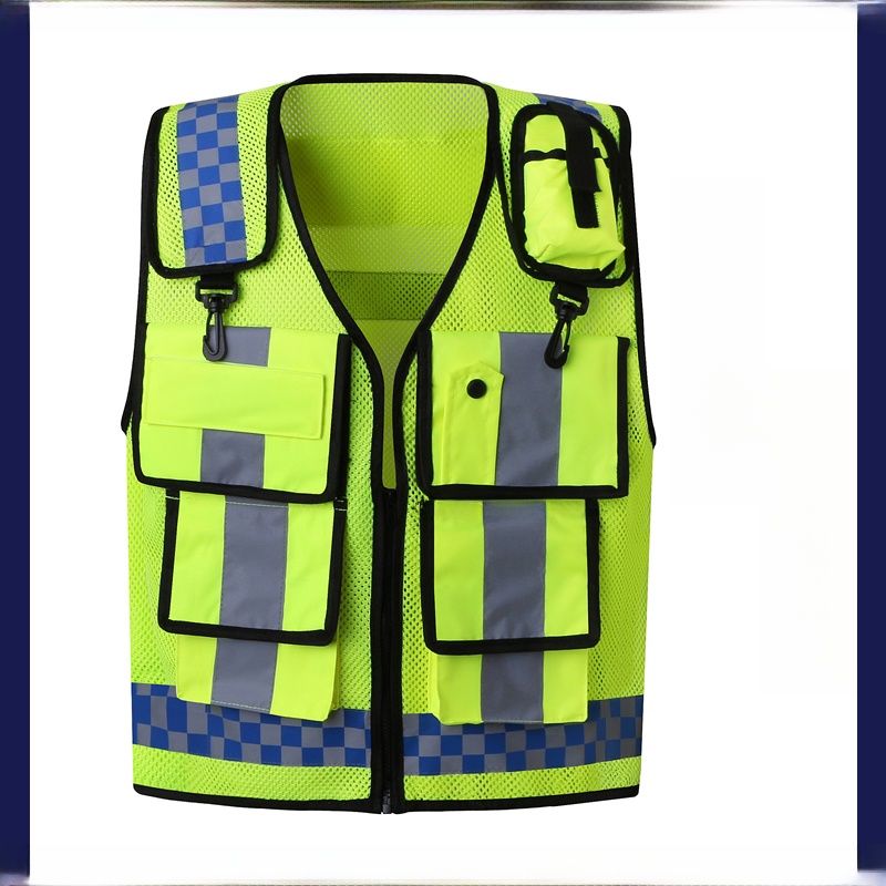 Reflective Cycling Vest - Colete de Segurança Refletivo Multifuncional com