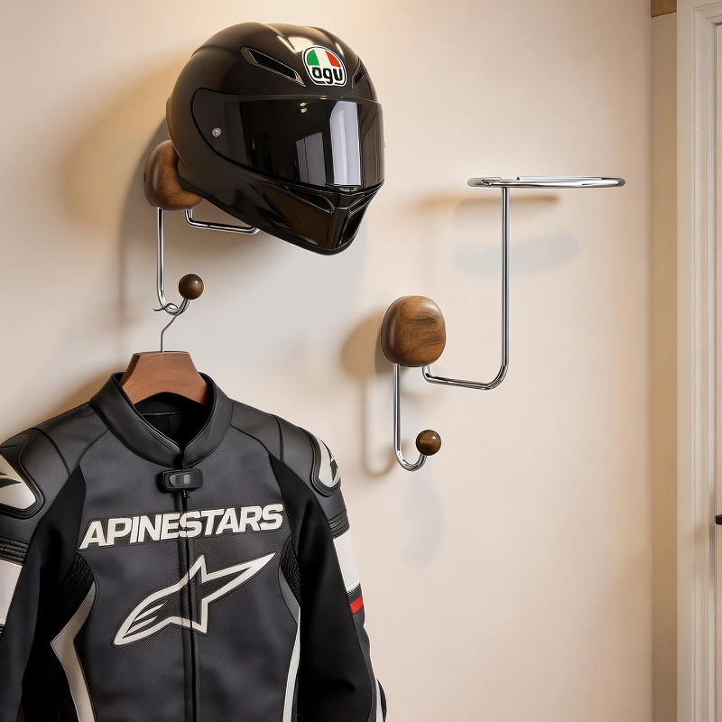 Cycling Gear Holder - Suporte de Parede para Capacete Sem