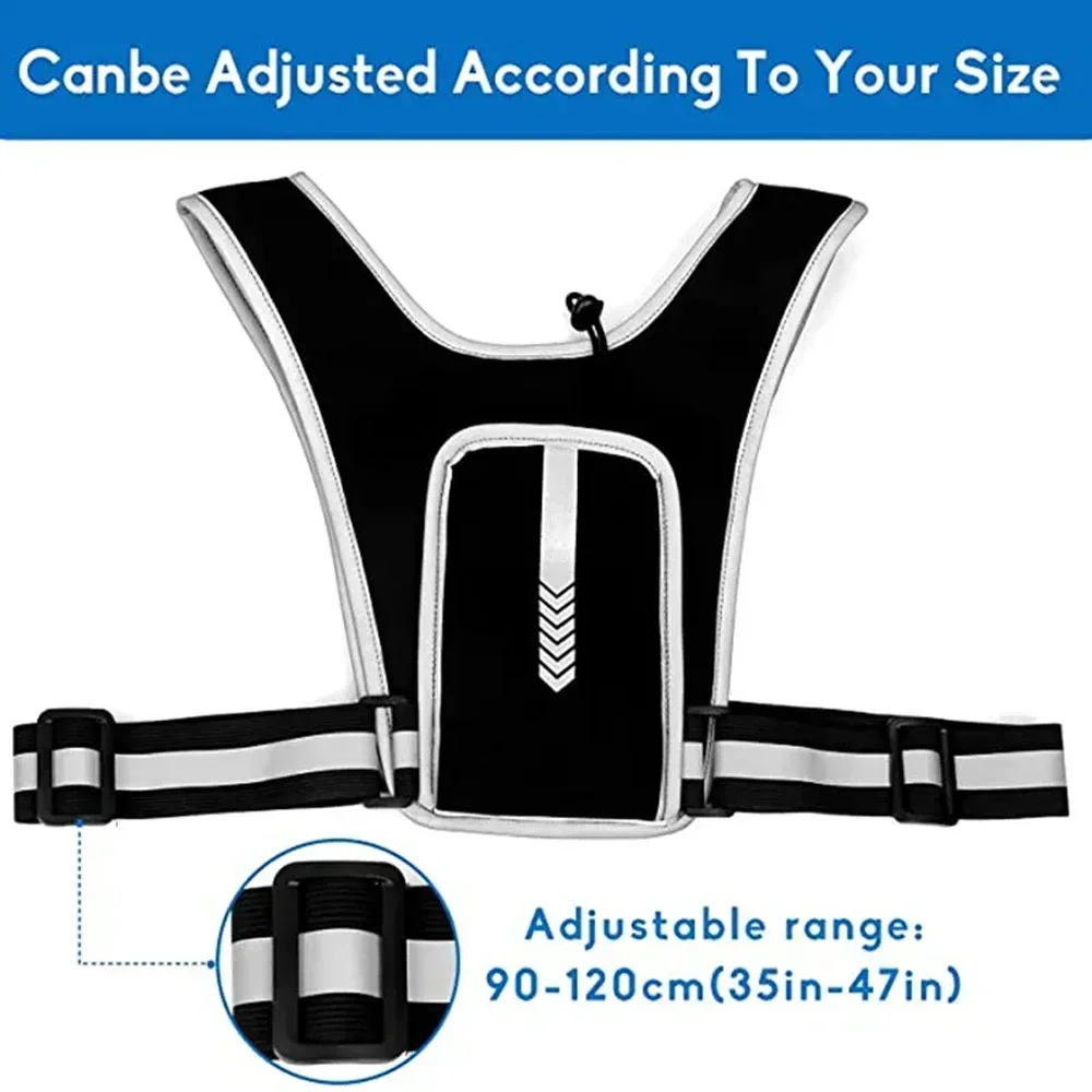 1 pçs colete de corrida reflex - Reflective Cycling Vest avaliação e preço