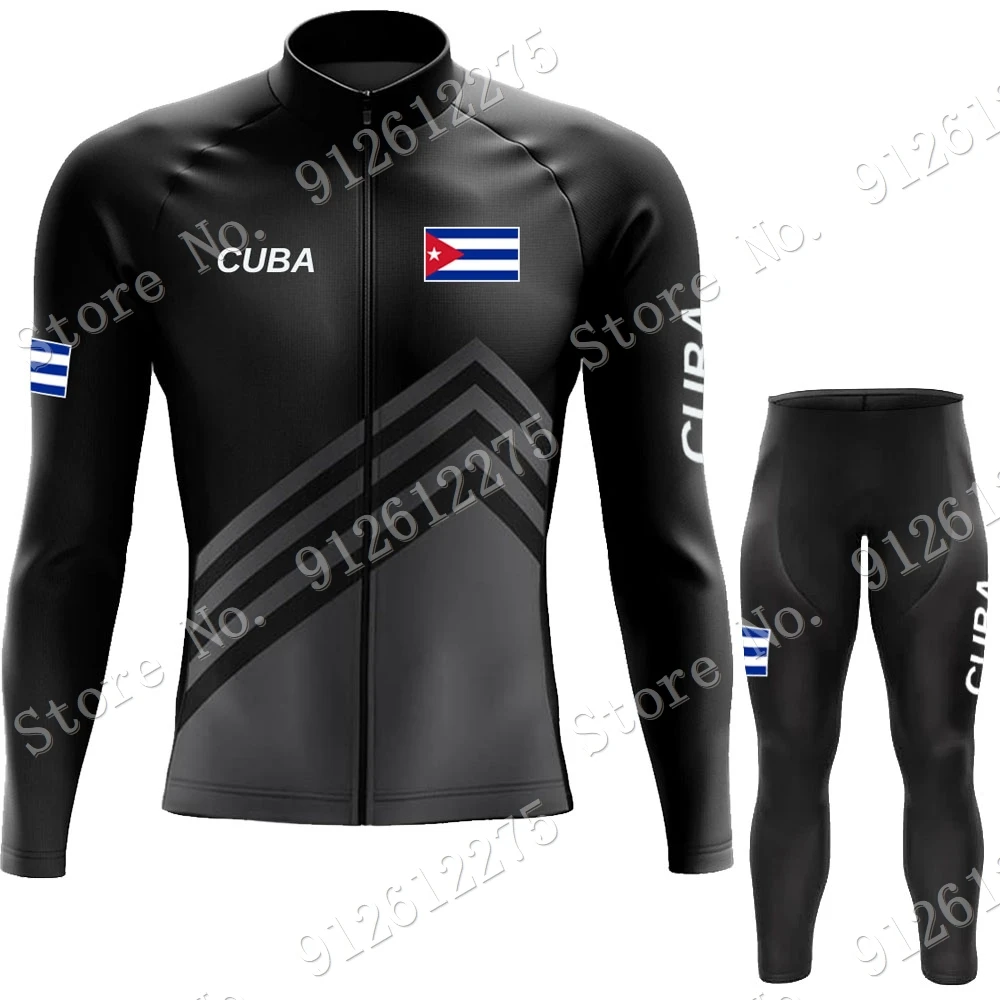 Cuba conjunto camisa de ciclis - Cycling Gear Winter avaliação e preço