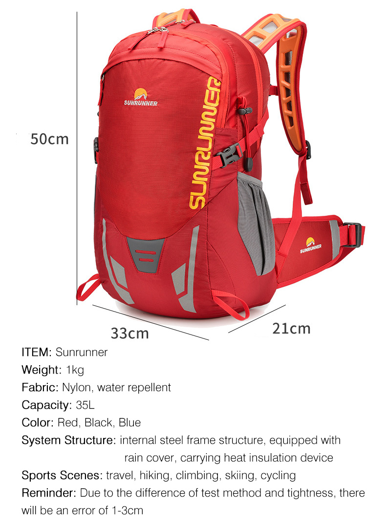 Mochila de caminhada 35l, gran - Cycling Gear Pack avaliação e preço