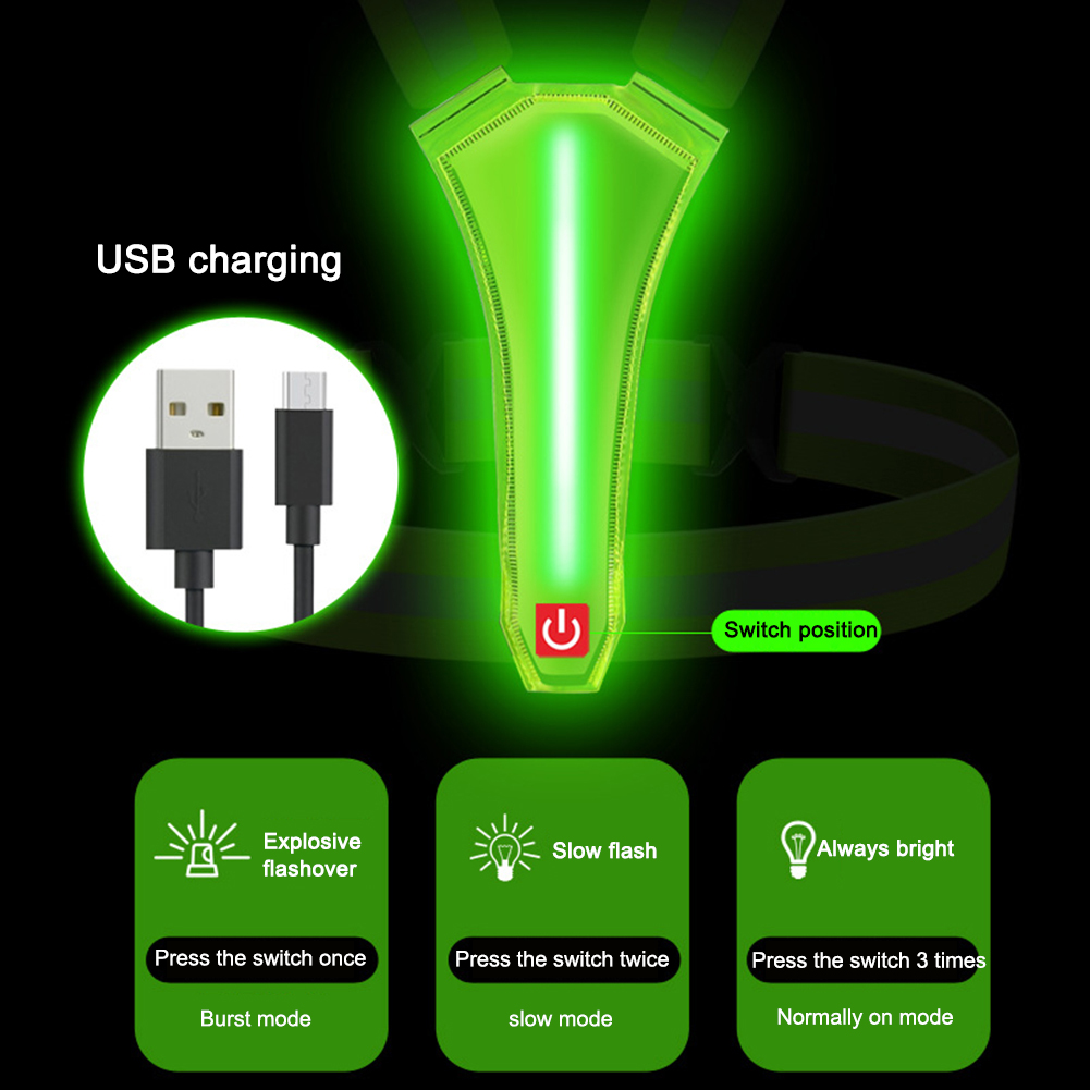 Colete LED Running com USB, Re - Reflective Cycling Vest avaliação e preço
