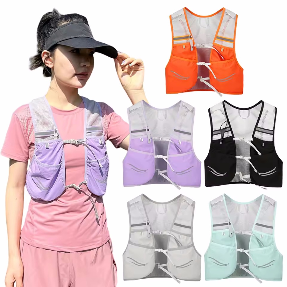 Colete de corrida reflexivo hi - Reflective Cycling Vest avaliação e preço