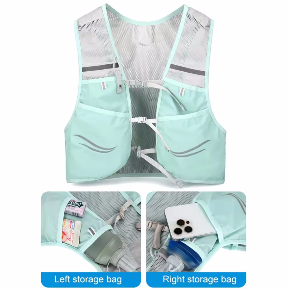 Colete de corrida reflexivo hi - Reflective Cycling Vest avaliação e preço