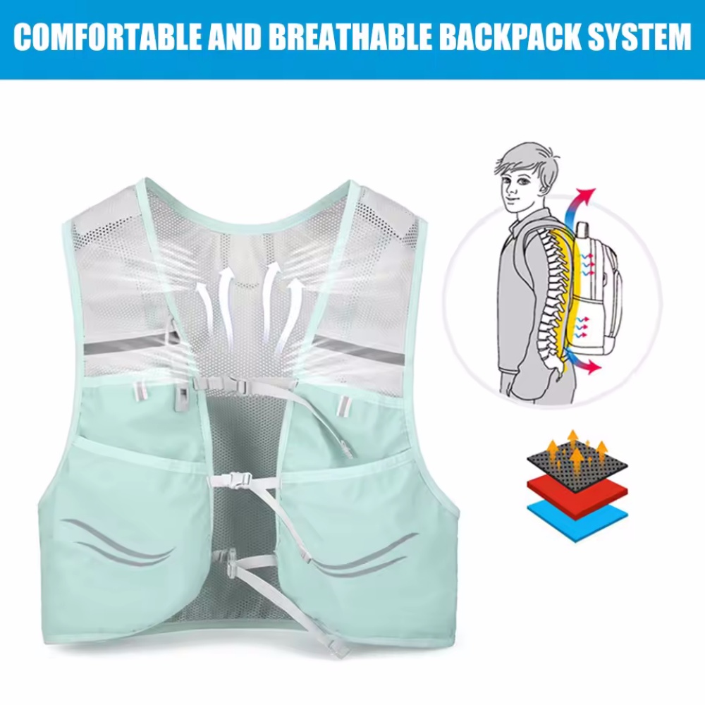 Colete de corrida reflexivo hi - Reflective Cycling Vest avaliação e preço