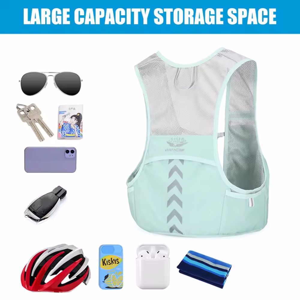 Colete de corrida reflexivo hi - Reflective Cycling Vest avaliação e preço