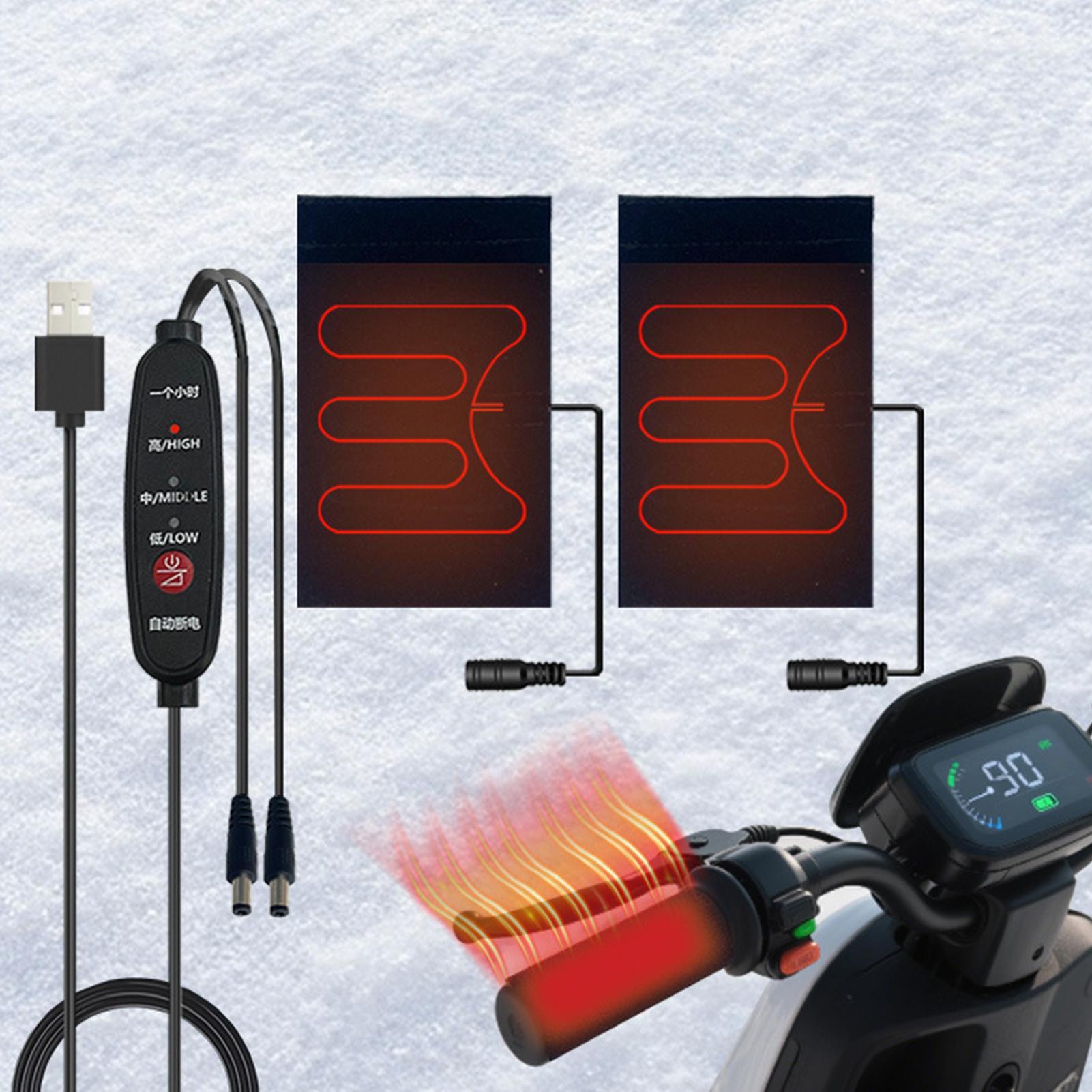Aquecedor de guidão 5v, punhos - Cycling Gear Temperature avaliação e preço