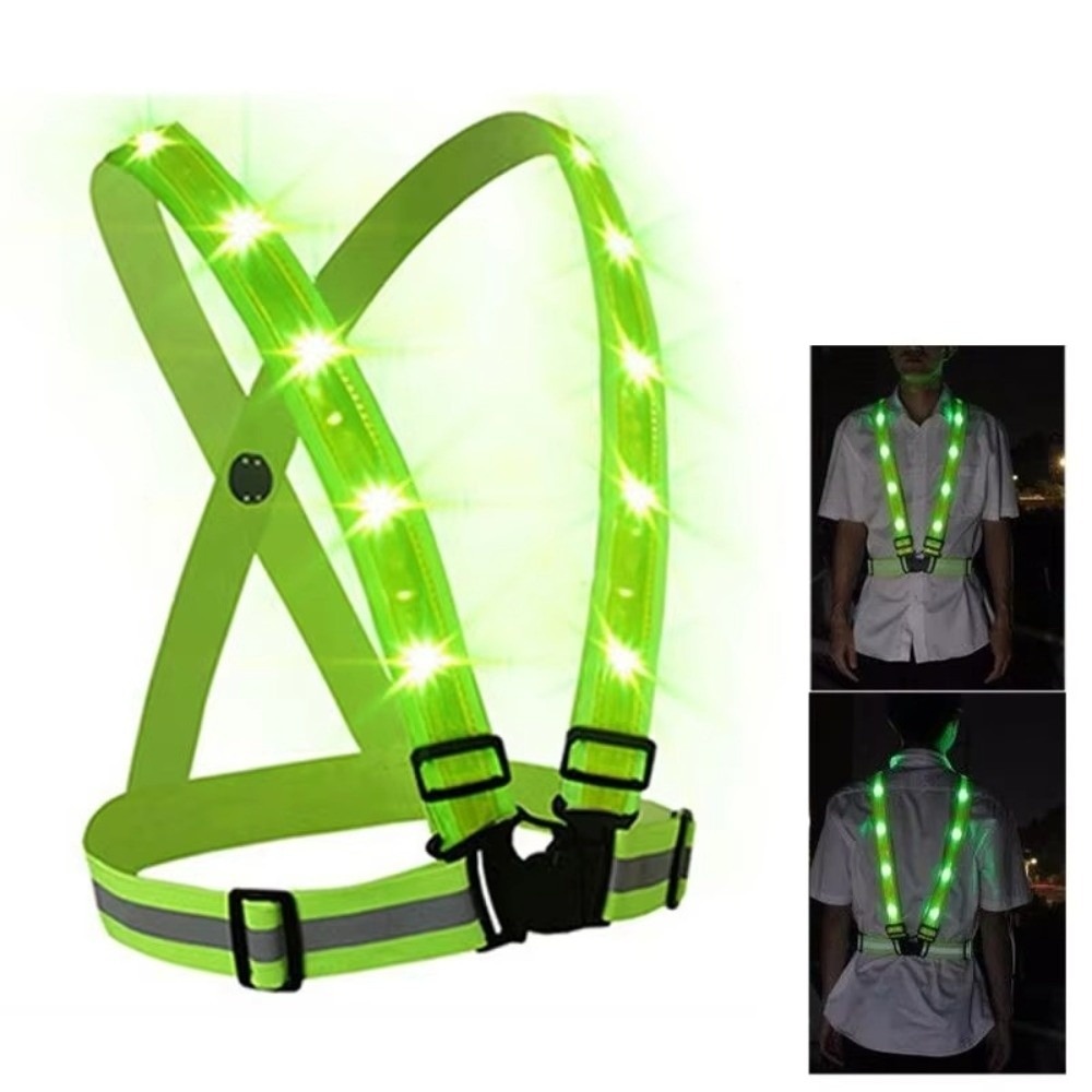 Novo Colete de Segurança LED d - Reflective Cycling Vest avaliação e preço