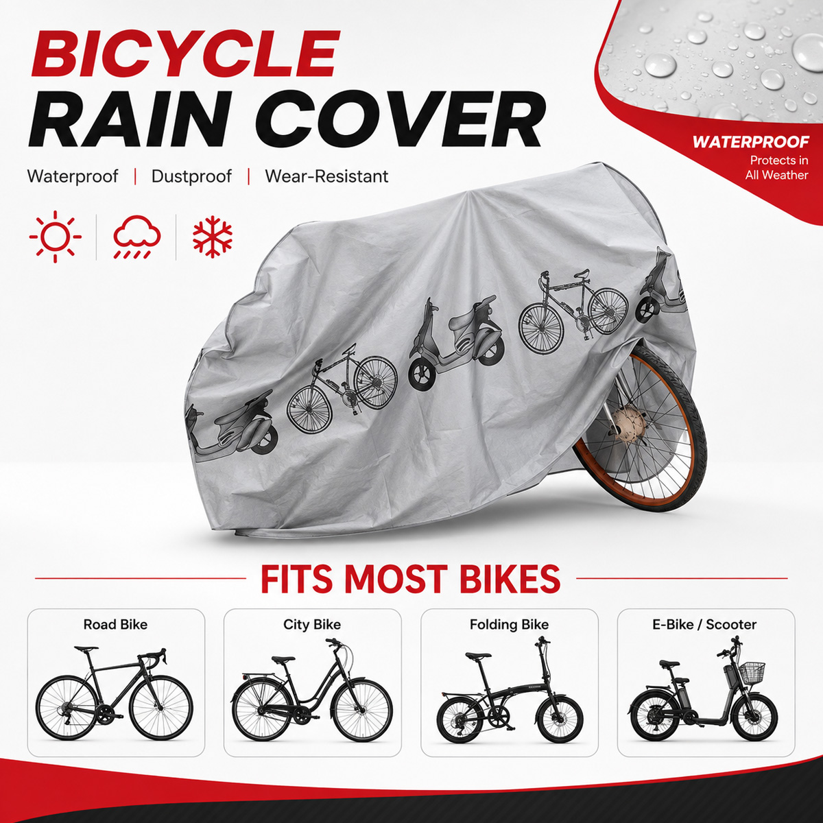Capa de Chuva Universal para B - Cycling Gear Pack avaliação e preço