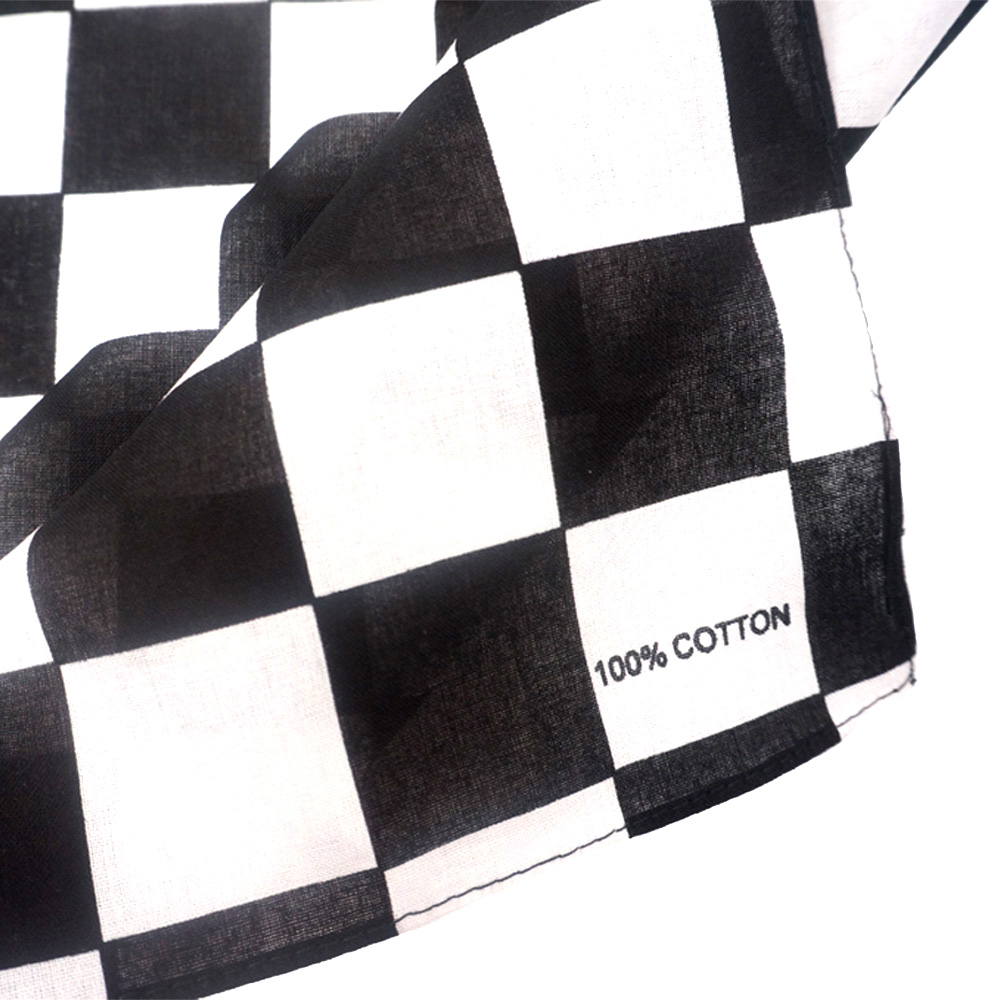 Bandana de quadriculada de cor - Cycling Gear Man avaliação e preço