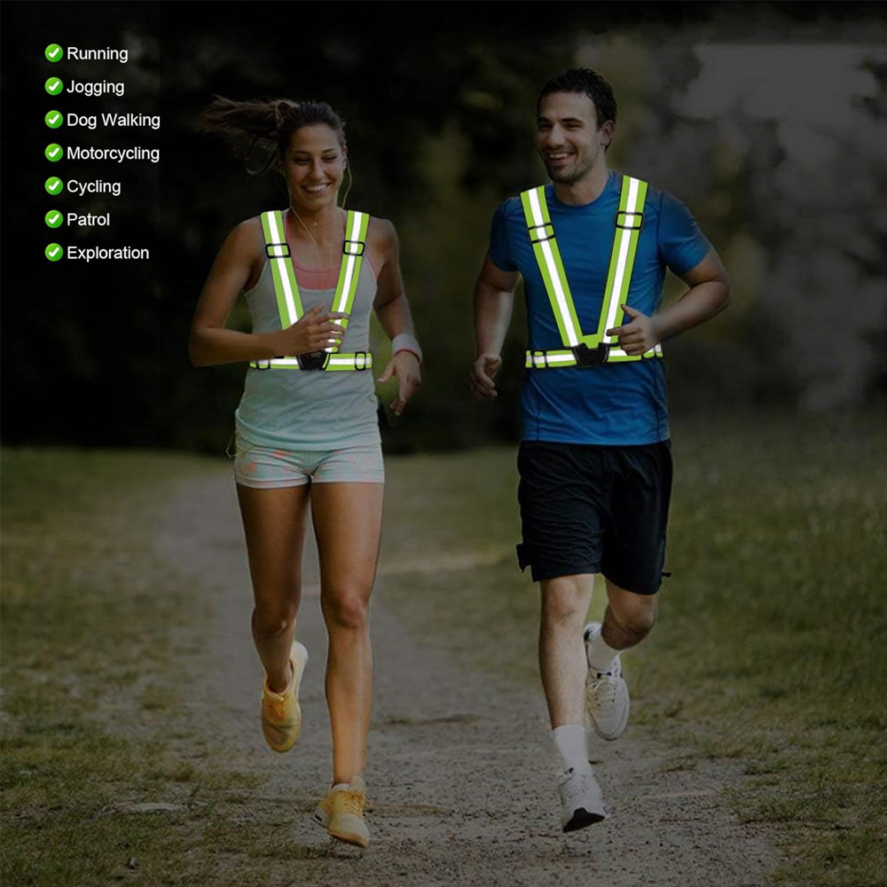 1 pçs colete de corrida noturn - Reflective Cycling Vest avaliação e preço