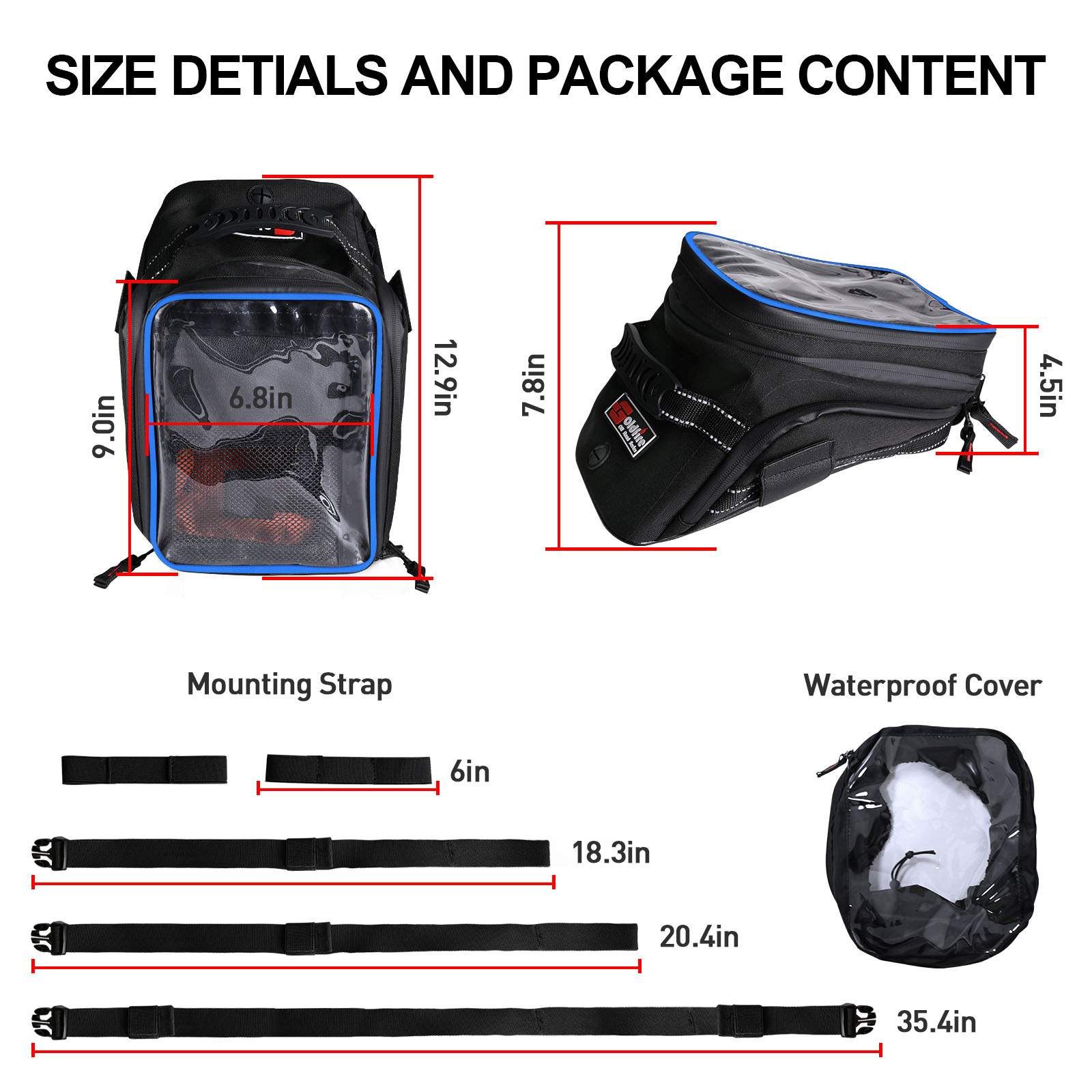 Grande Capacidade Expansível M - Cycling Gear Bag avaliação e preço