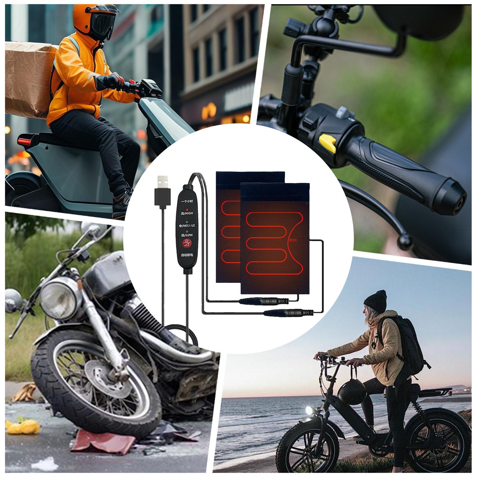 Aquecedor de guidão 5v, punhos - Cycling Gear Temperature avaliação e preço