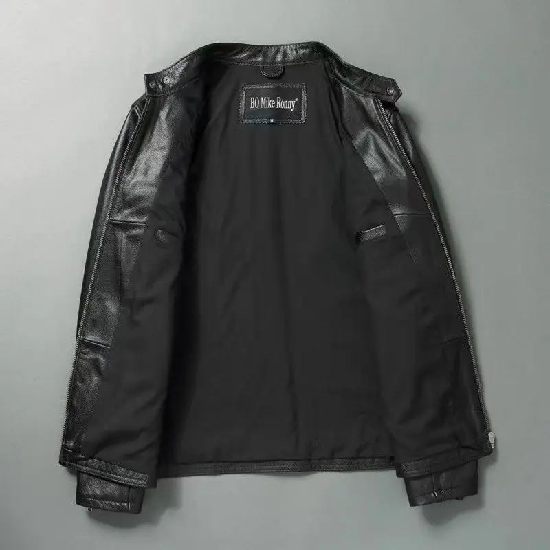 Jaqueta de couro genuína para  - Cycling Gear Winter avaliação e preço
